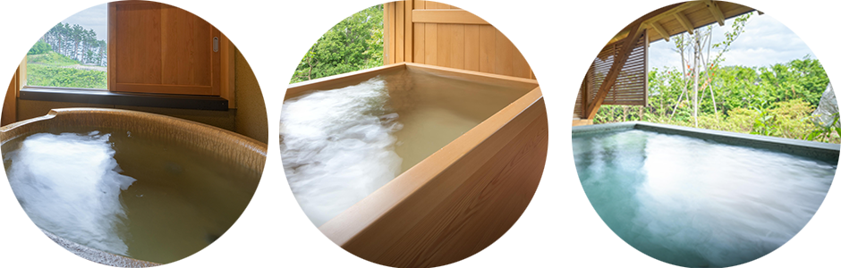 客室露天風呂