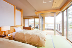【Sky view annex Jiro no iori】Modern Japanese-style Room with outdoor bath(16-mats)